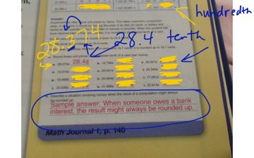 5th grade Lesson 5.5 Rounding Decimals | Educreations
