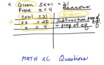 Geo. 2 - 5 Reasoning in algebra and geometry | Educreations