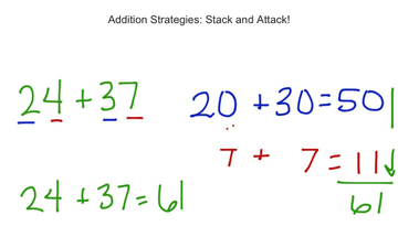 Addition Strategies: Stack And Attack | Educreations