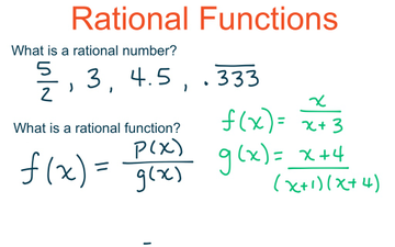 What Are Rational Functions | Educreations