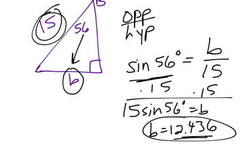 Pre Cal Right Triangle Trig | Educreations