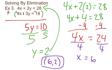 Solving By Elimination Ex 3 | Educreations