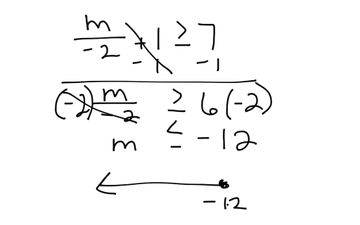 Solving Two Step Inequalities 12-7 | Educreations