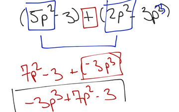 Adding Two Polynomial Educreations