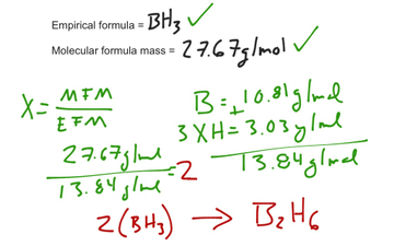 Molecular Formula Calculation | Educreations