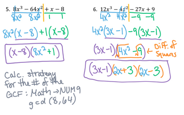 Factoring Polynomials by Grouping | Educreations