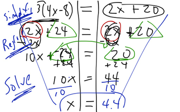 Multistep Equations Educreations Multistep Equations Educreations