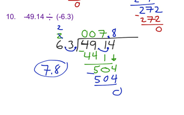 7th Grade - Chapter 2.6 Operations With Decimals | Educreations