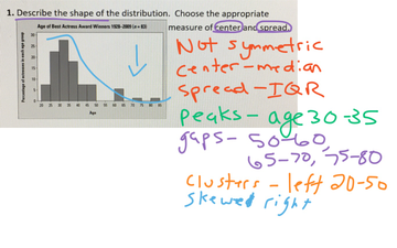 12.4 - Shape Of Data Distribution | Educreations