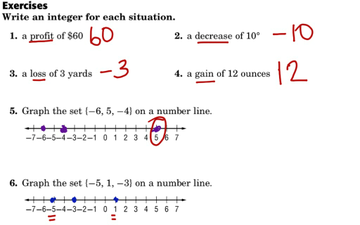 Integers And Graphing | Educreations