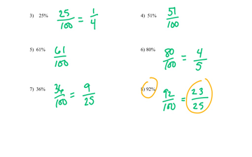 8.1 Fractions And Percents | Educreations