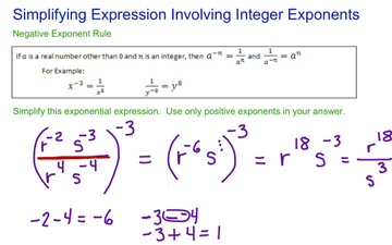Simplify Expressions Involving Integer Exponents | Educreations
