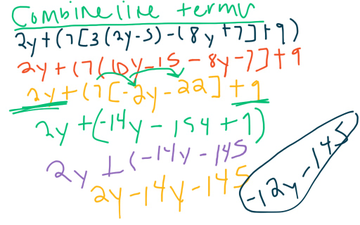 Combine Like Terms | Educreations