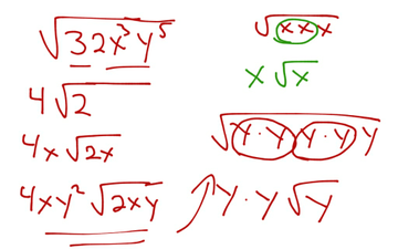 Simplifying Radicals With Variables Educreations