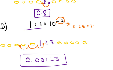 Write Numbers In Decimal Form (from Scientific Notation) | Educreations