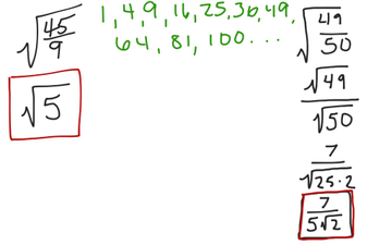 Simplifying Radicals Educreations