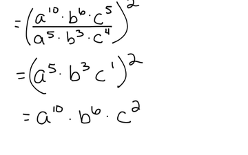 Algebra 1 Outcome 10 Lesson 2 Quotient Rule And Quotient To A Power