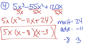 Factoring Trinomials Gcf First | Educreations