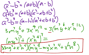 how to factor common binomials