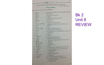 Bk 2 Unit 8 REVIEW | Educreations