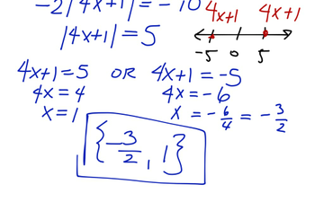 Absolute Value Equations | Educreations