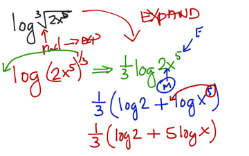 Log/ln Properties | Educreations