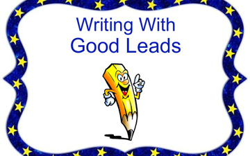 good leads in essays