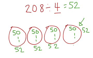 208 Divided By 8 Using Circle Method Educreations