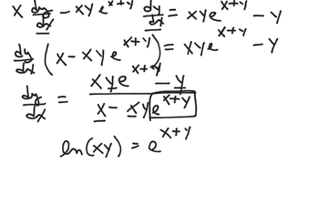 Derivative Of lnxy | Educreations