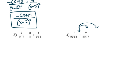 Adding And Subtracting Rational Functions 