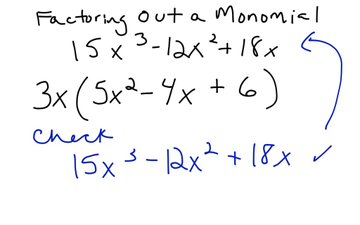 Factoring Out A Monomial 1 | Educreations