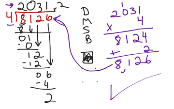 L4.11 Divide Multidigit Numbers And Check | Educreations