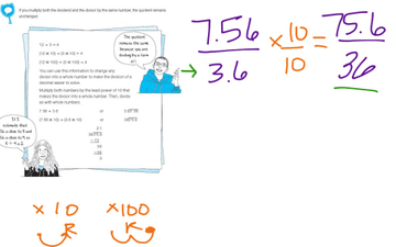 Dividing With Decimal Divisors | Educreations