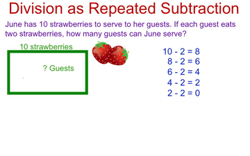 Repeated Subtraction | Educreations