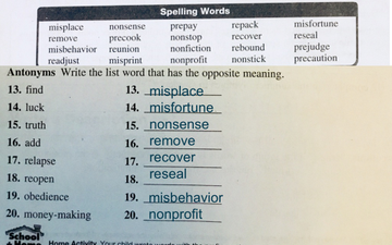 Spelling Prefixes Worksheet 400 