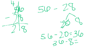Two Digit Subtraction | Educreations