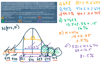2.3 & 2.4 Density Curve, Empirical Rule And Normality | Educreations