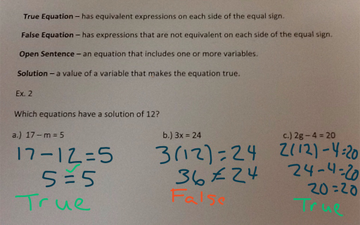 3-1 Equations To Expressions | Educreations