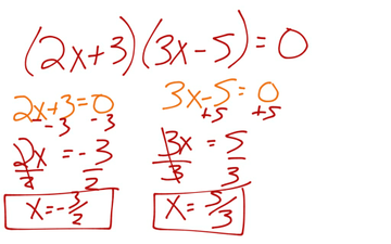 Solving Quadratic Equation, Lesson 4: Zero-Product Property | Educreations