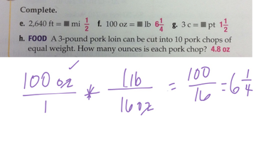 Converting Customary Units W/ Dimensional Analysis | Educreations