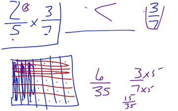 Compare Fraction Factors & Products | Educreations